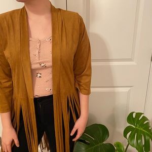 Soft Fringe Jacket